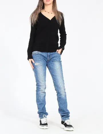 Blugi Zara, albastru Albastru