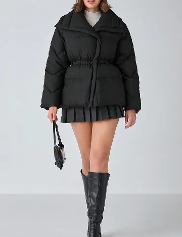 Geaca SHEIN, negru Negru