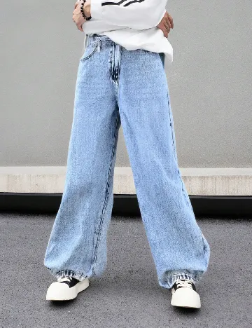 Blugi Shein Kids, albastru Albastru