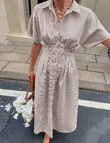 Rochie medie SHEIN, crem Crem