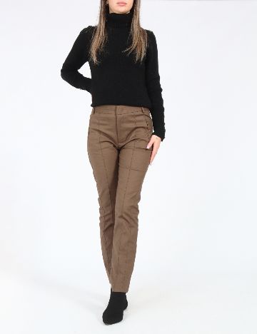 Pantaloni Zara, maro