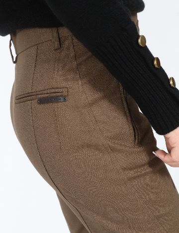 Pantaloni Zara, maro