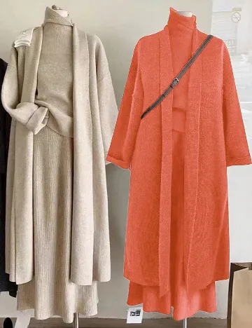 Cardigan SHEIN, portocaliu Portocaliu