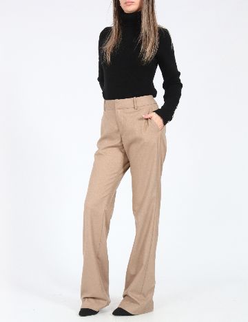 Pantaloni Zara, maro