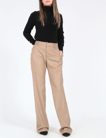 Pantaloni Zara, maro