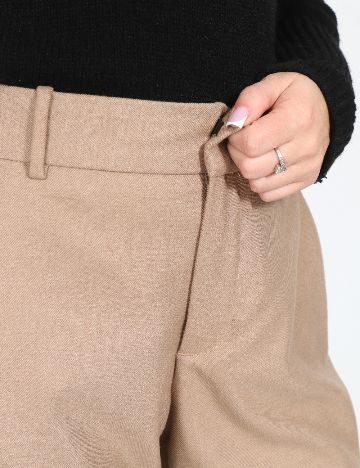 Pantaloni Zara, maro