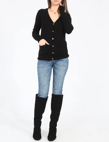 Cardigan Zara, negru Negru
