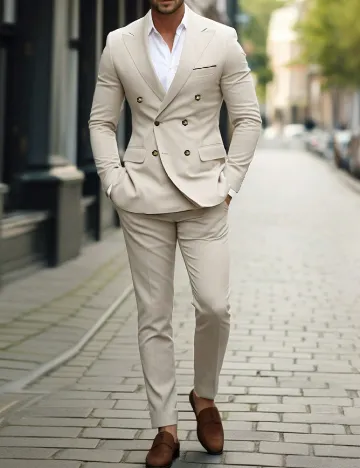 Costum SHEIN, crem Crem