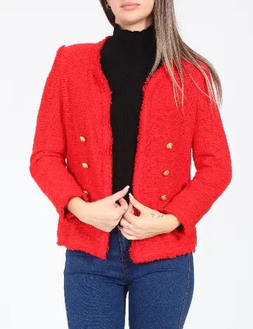 Blazer Zara, rosu Rosu