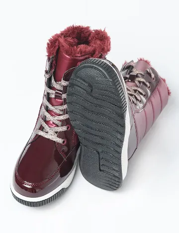 Cizme Cool Club, visiniu Rosu