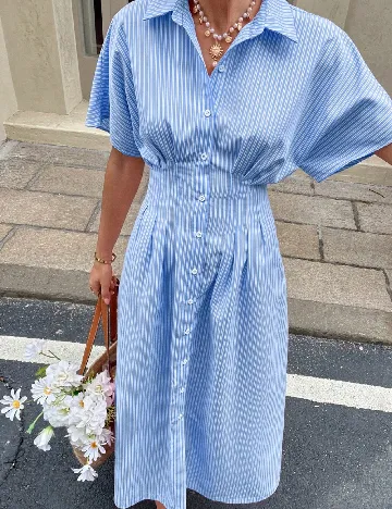 Rochie medie SHEIN, albastru Albastru