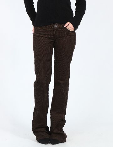 Pantaloni Zara, maro