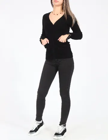 Cardigan Zara, negru Negru
