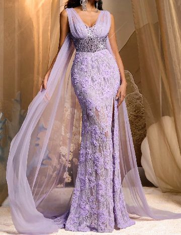 Rochie lunga SHEIN, mov