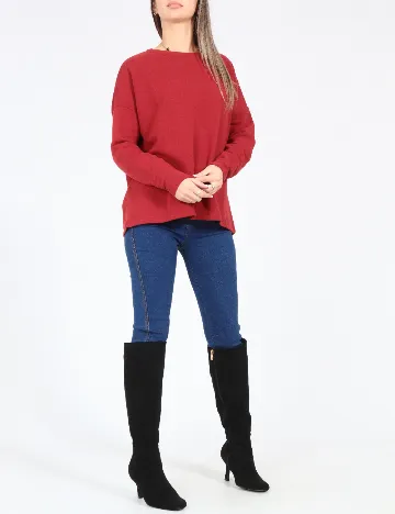 Bluza Pull&Bear, rosu Rosu