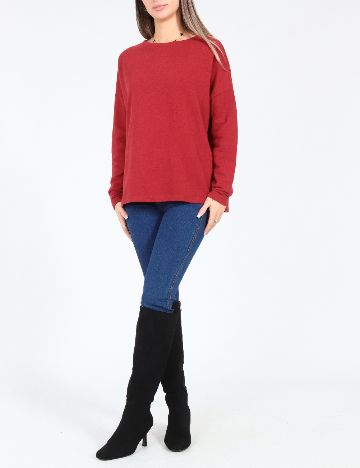 Bluza Pull&Bear, rosu