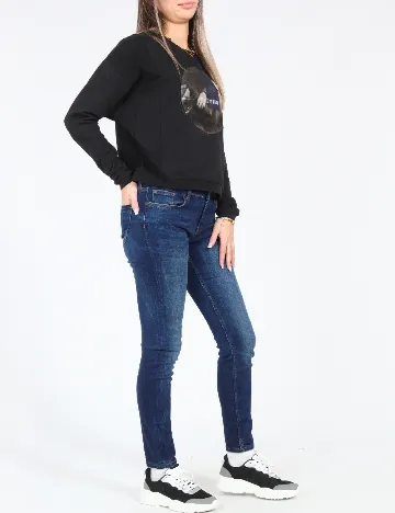 Blugi Zara, bleumarin Albastru