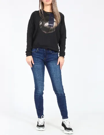 Blugi Zara, bleumarin Albastru