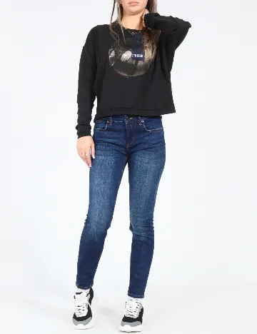 Blugi Zara, bleumarin Albastru