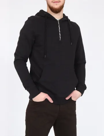 Hanorac Pull&Bear, negru Negru