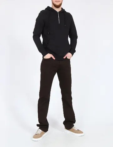 Hanorac Pull&Bear, negru Negru