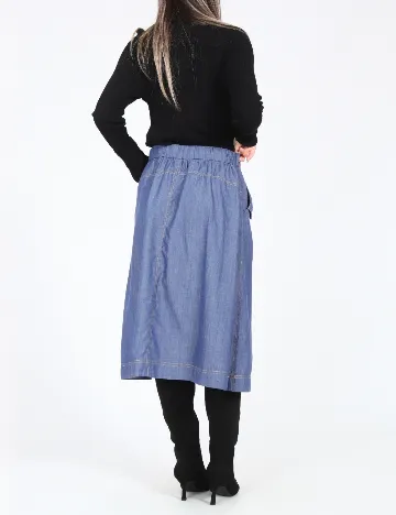 Fusta Zara, albastru Albastru