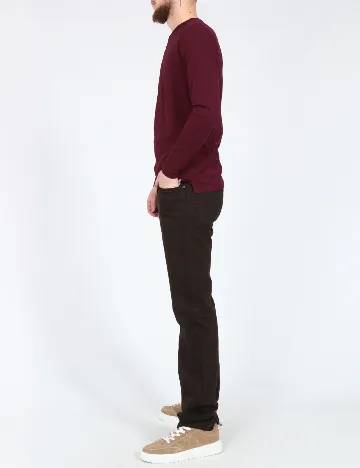 Bluza Pull&Bear, visiniu Rosu