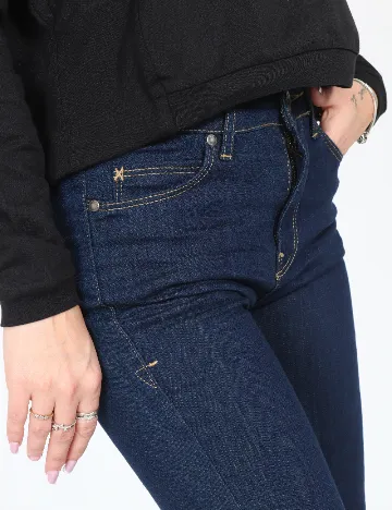 Blugi Bershka, bleumarin Albastru