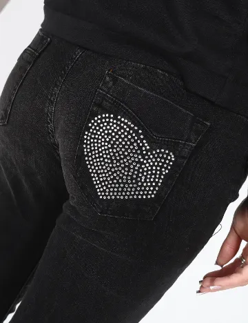 Blugi Zara, negru Negru