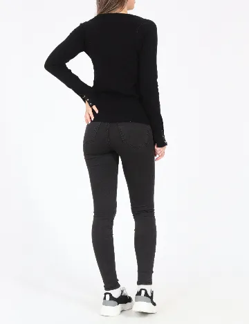 Blugi Pull&Bear, gri inchis Gri