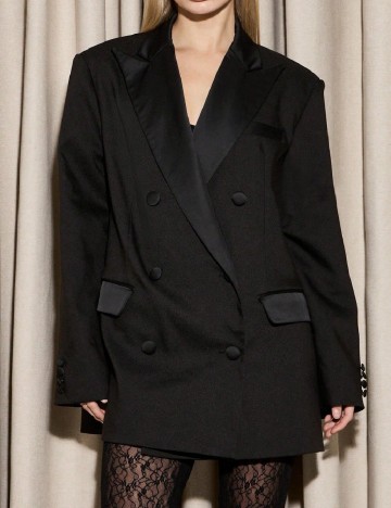 Sacou Oversize SHEIN, negru