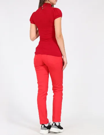 Blugi Zara, rosu Rosu