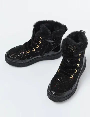 Ghete Cool Club, negru Negru