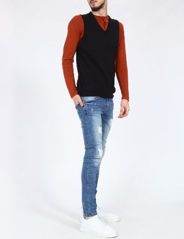 Blugi Zara, albastru