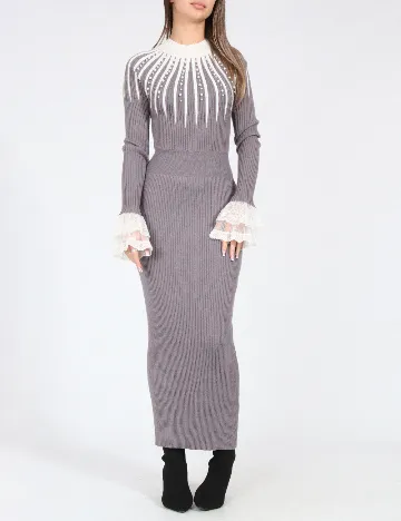 Rochie lunga SHEIN, gri Gri