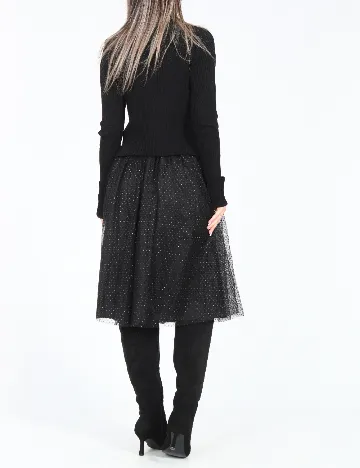 Fusta Zara, negru Negru