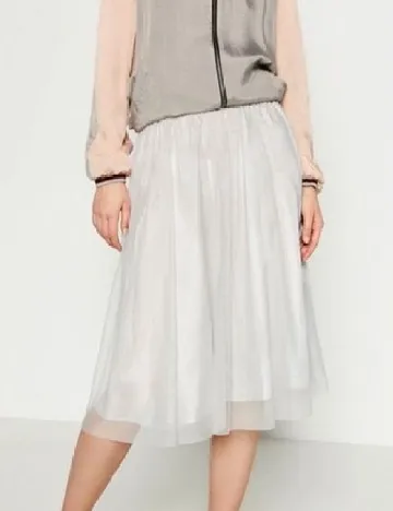 Fusta Zara, gri Gri