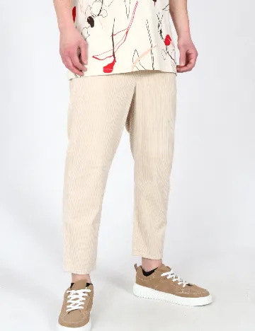 Pantaloni Zara, crem Crem