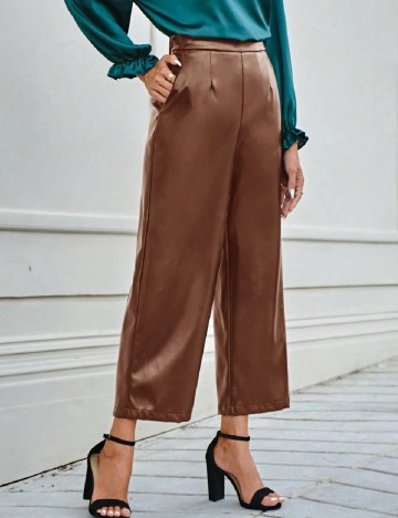 Pantaloni Emery Rose, maro