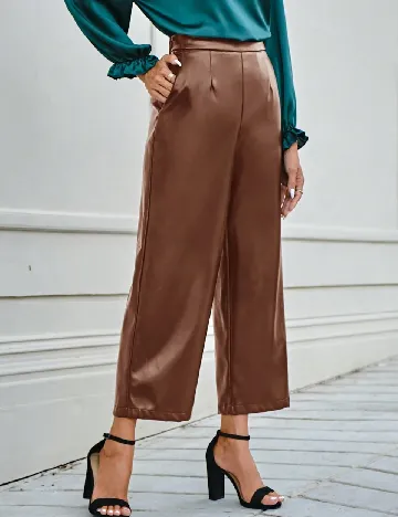 Pantaloni Emery Rose, maro Maro