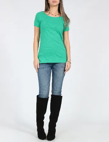 Tricou Pull&Bear, verde Verde