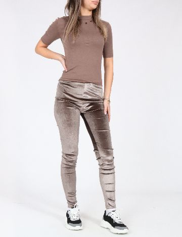 Pantaloni Zara, maro