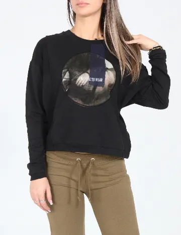 Bluza Zara, negru Negru