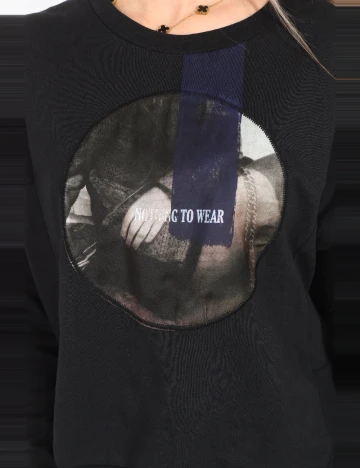 Bluza Zara, negru Negru