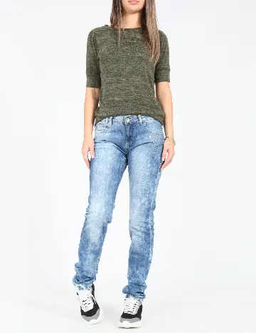 Blugi Zara, albastru Albastru