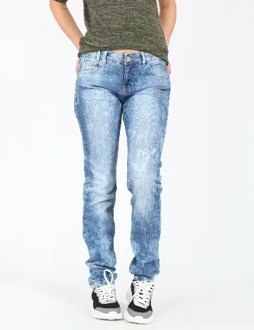 Blugi Zara, albastru Albastru