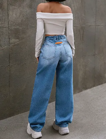 Blugi SHEIN, albastru Albastru