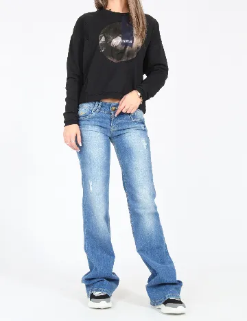 Blugi Pull&Bear, albastru Albastru