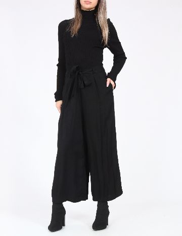 Pantaloni Pull&Bear, negru