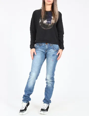 Blugi Zara, albastru Albastru